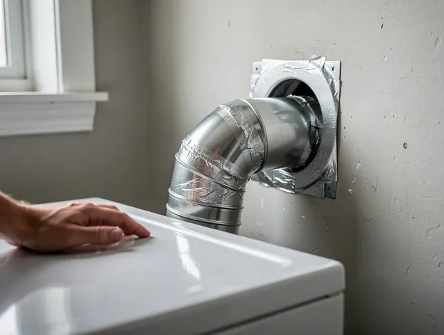 Monroe Dryer Vent Cleaning expert performing professional dryer vent repair and installation in Monroe
