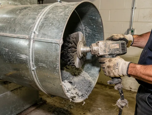 Industrial-grade dryer vent cleaning by Monroe Dryer Vent Cleaning in Monroe